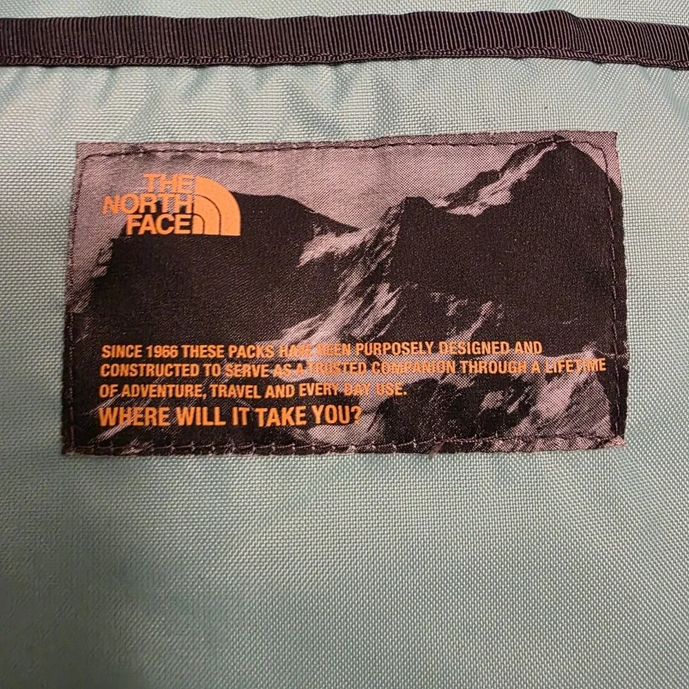 The North Face Jester Backpack Gray Mint‎ Green School Travel Book Bag